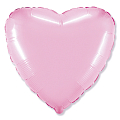 Сердце Розовый / Pink, фольгированный шар