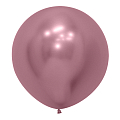 Рефлекс Розовый (Зеркальные шары) / Reflex Pink, латексный шар