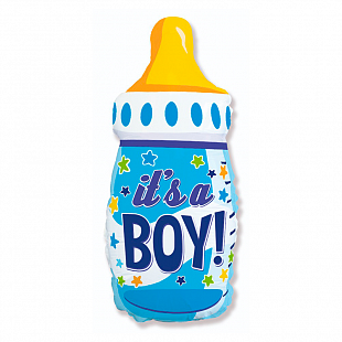 Бутылочка для мальчика, фольгированный шар