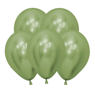 Рефлекс Лайм (Зеркальные шары) / Reflex Lime Green, латексный шар