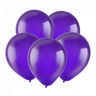 Фиолетовый, Кристал / Violet, латексный шар