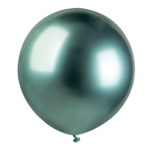 Хром Зеленый, Металл / Shiny Green, латексный шар