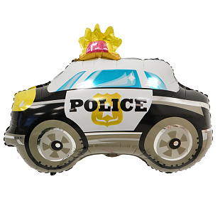 Полицейская машина, фольгированный шар