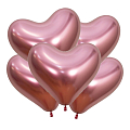 Сердце Розовый, Рефлекс (Зеркальные шары) / Reflex Pink, латексный шар