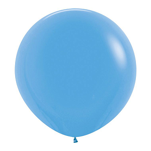 Голубой, Пастель/ Light blue, латексный шар