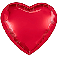 Сердце Красный в упаковке, фольгированный шар
