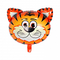 Тигр голова мини, фольгированный шар